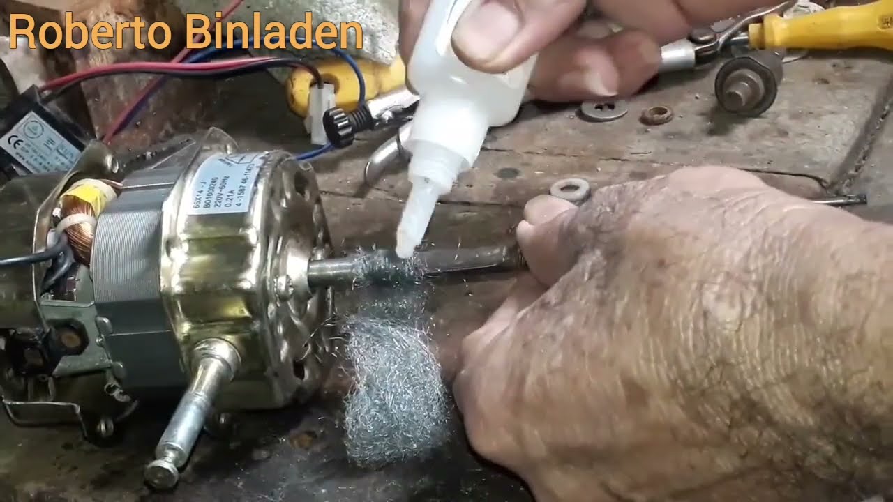 Como fazer ventilador com motor de liquidificador.