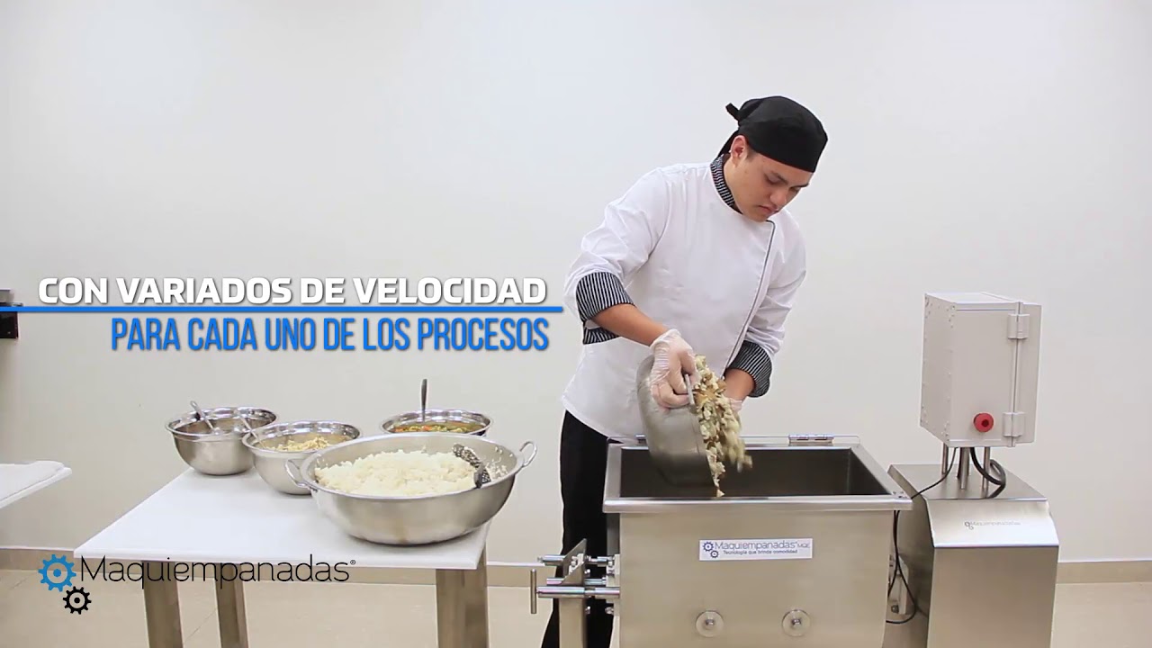 Mezcladora tres en uno - Maquiempanadas