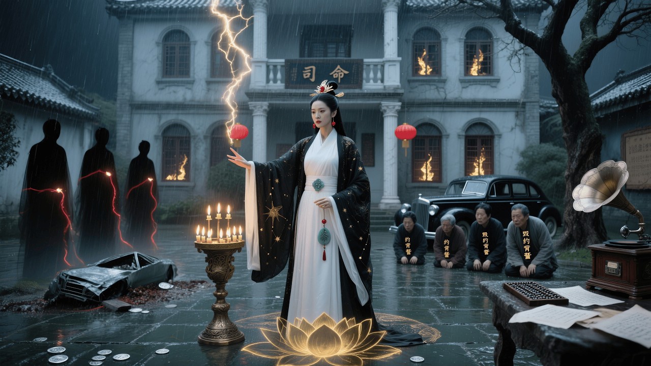 Ia menuntut nyawa dengan dupa sebagai perjanjian, memanggil arwah dengan cheongsam sebagai panjinya.