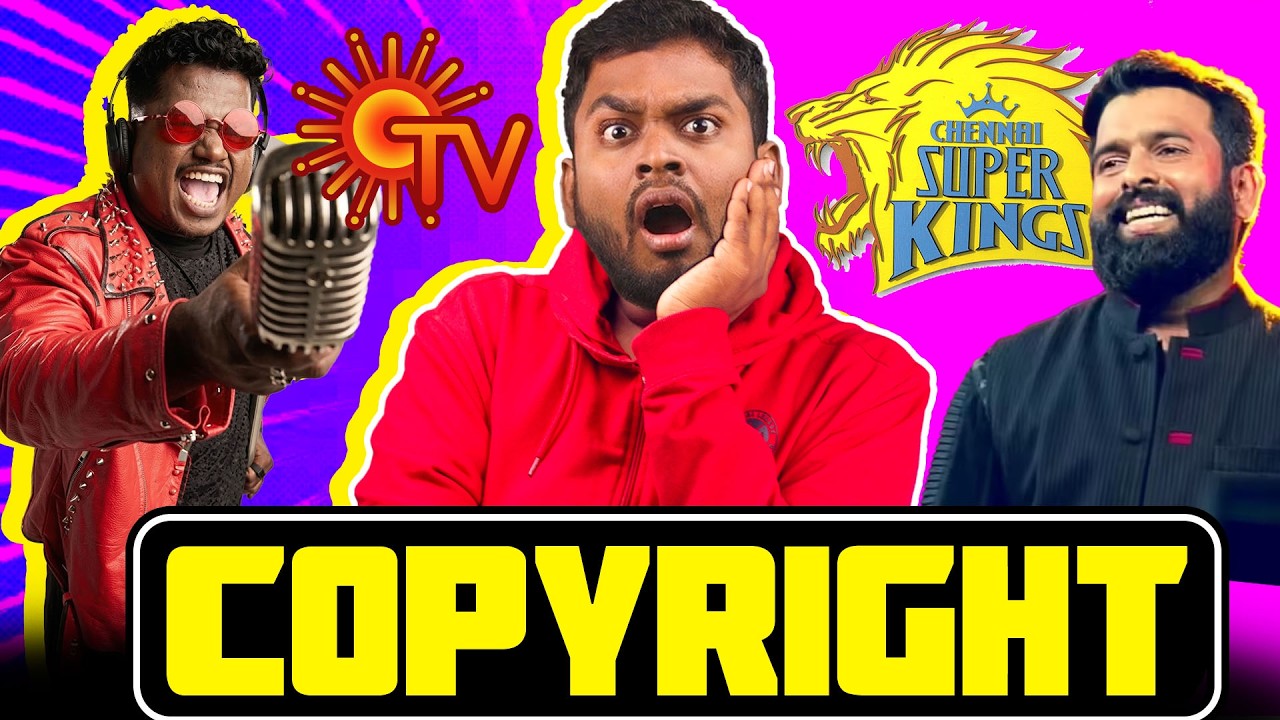 COPYRIGHT கொடுமைகள் 🤡😱 Sun TV vs CSK | SANA vs ARIVU #mrkk #santhoshnarayanan #funnyvideo