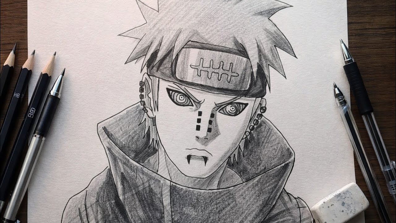 How to draw pain from Naruto || How to draw anime step by step || Easy drawing ideas step by step