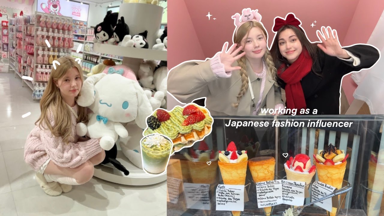 Working as a Japanese fashion influencer: miniso event, Japan haul, concert and cafés VLOG