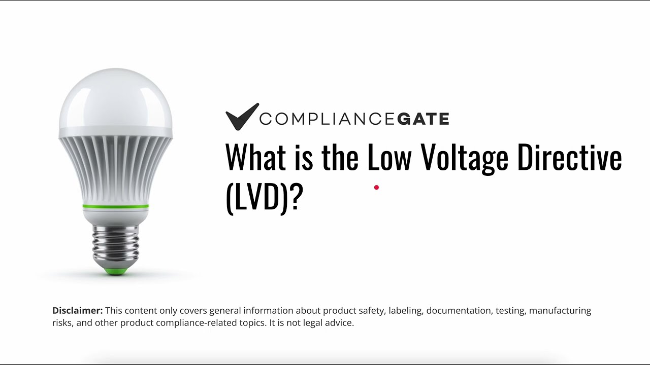 What is the Low Voltage Directive (LVD)?