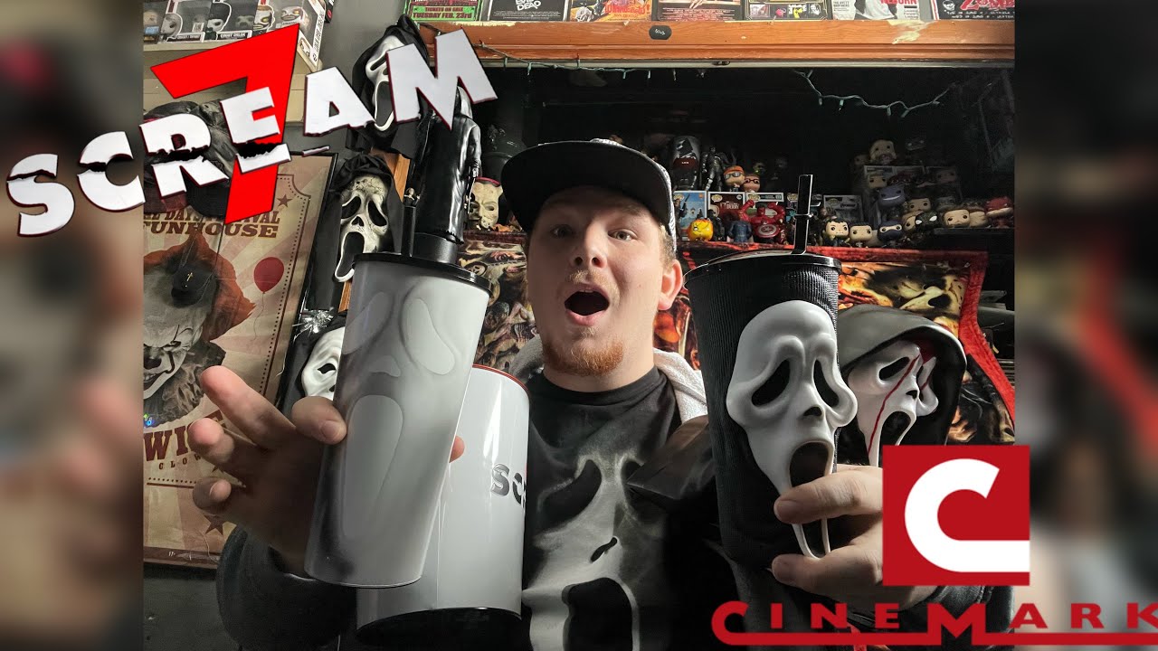 Обзор эксклюзивной продукции Cinemark по фильму «Крик 7»!