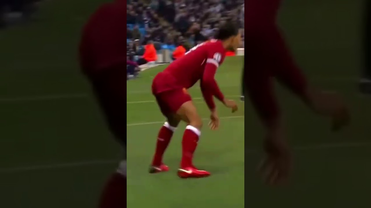 Van Dijk&rsquo;s Revenge on Sterling💪#strength #vandijk #liverpool #football #defender #shorts #mancity
