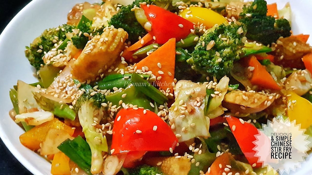 Vegetable Stir Fry Recipe/ Restaurant Style Stir Fry Recipe - How to make Stir Fry at home