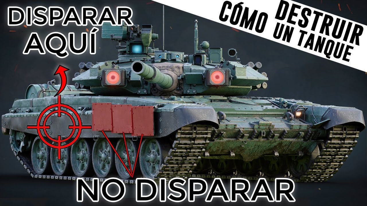 &iquest;Cu&aacute;les son los PUNTOS D&Eacute;BILES de un TANQUE DE GUERRA?
