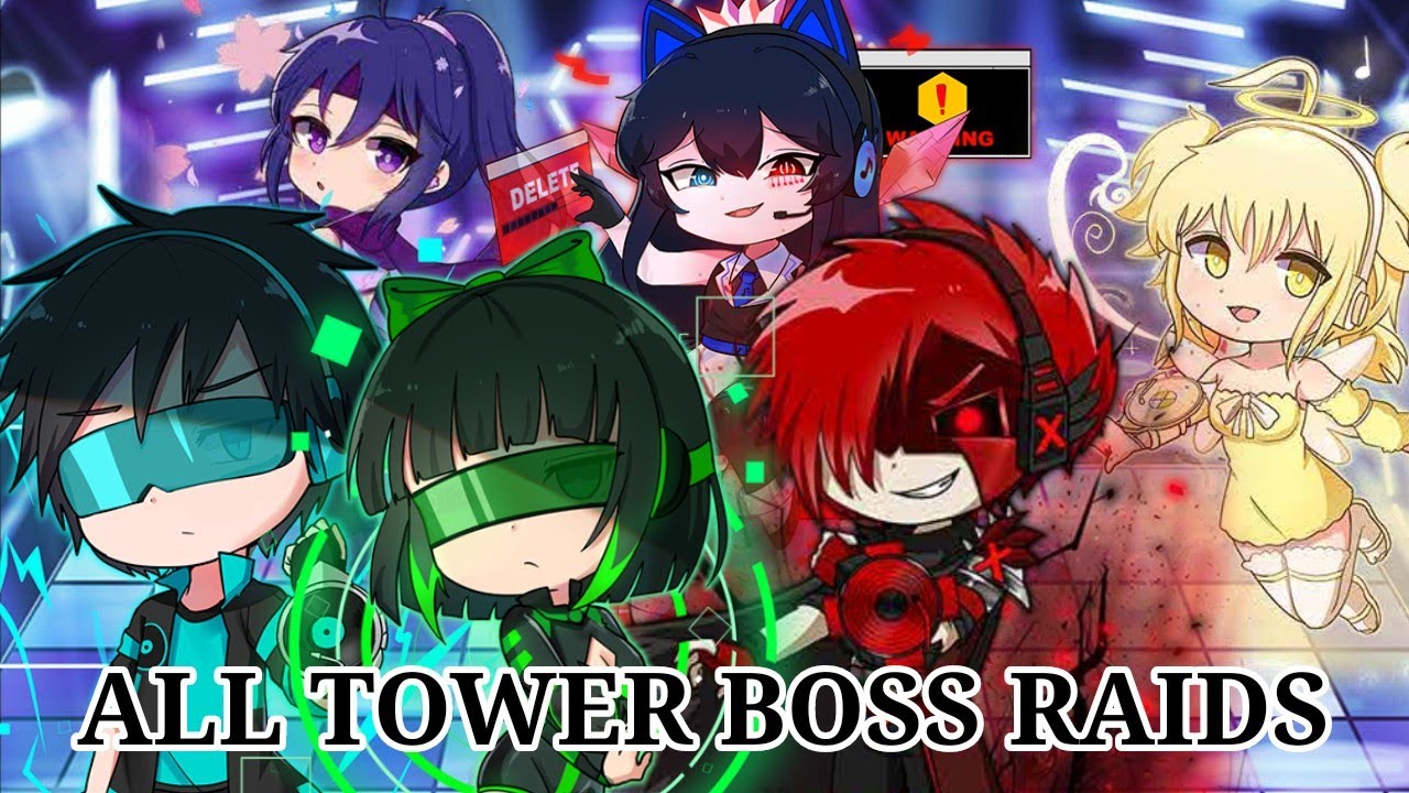 Gacha Club: All Tower Boss Raids (Flawless Victory) | Shadows of Corruption