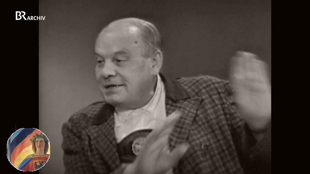 Im Gespr&auml;ch: Der Schriftsteller Oskar Maria Graf (1960)