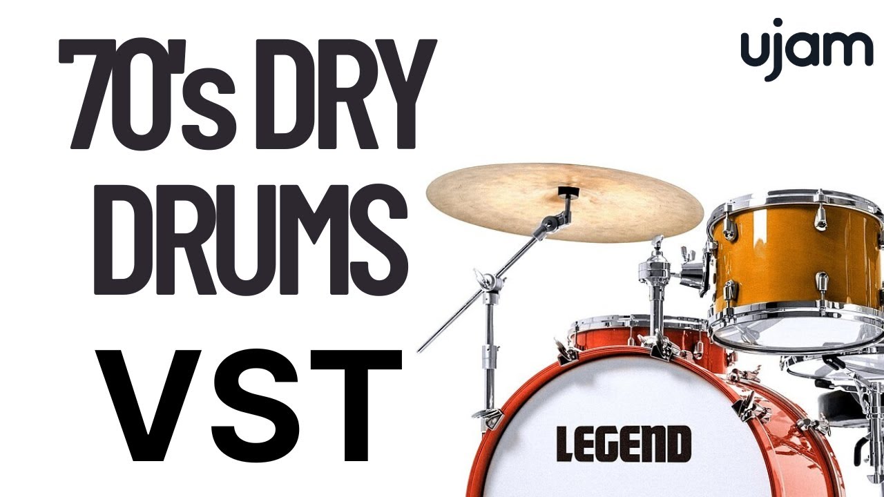UJAM LEGEND ПЕРВЫЙ ВЗГЛЯД Virtual Drummer Dry Drum Sound MIDI и One-Shot VSTi