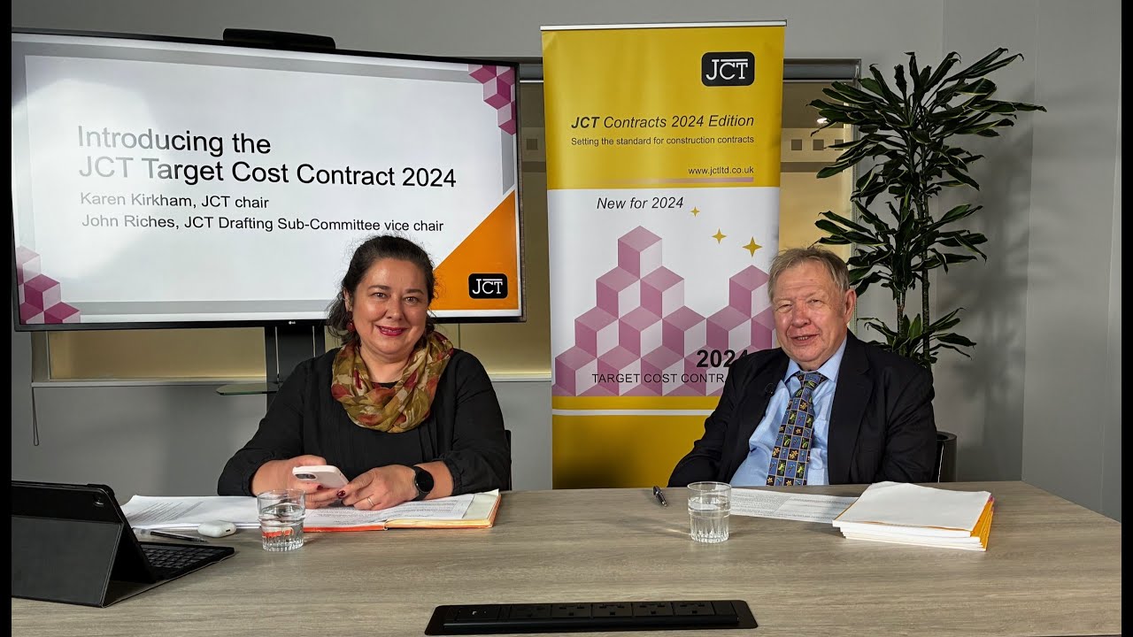 Introducing the JCT Target Cost Contract 2024