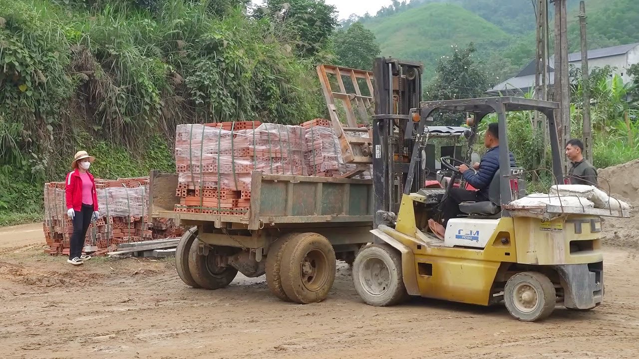 190 Days Buy Bricks and Cement to Building a Small Kitchen | Ly Hoang Linh