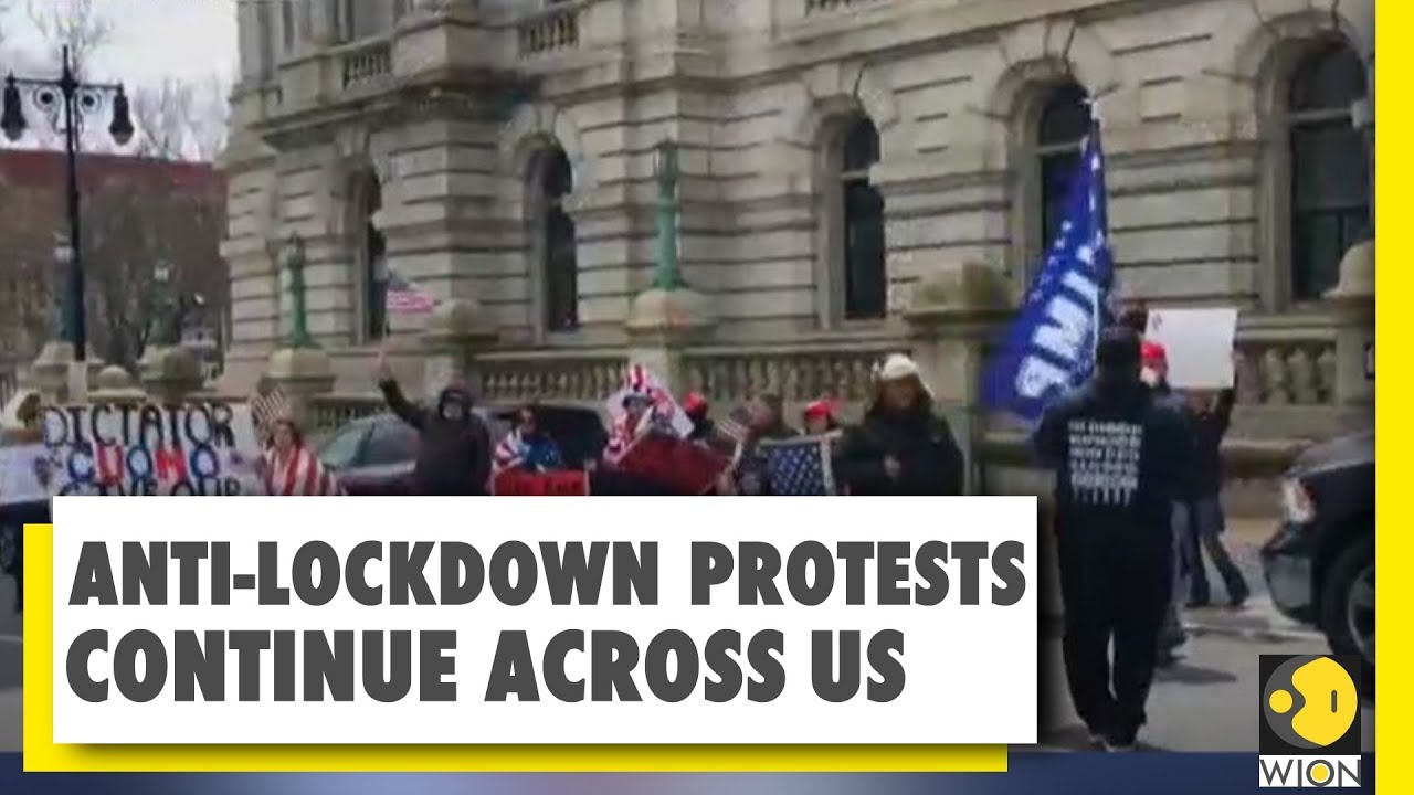 Anti-lockdown protests in Virginia, New York and Los Angeles | Coronavirus Pandemic
