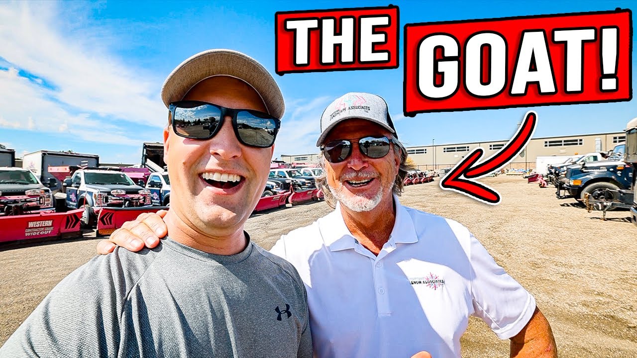 MULTI-MILLION DOLLAR SNOW REMOVAL BUSINESS SITE TOUR [TROY CLOGG & HOT PINK DEICER]