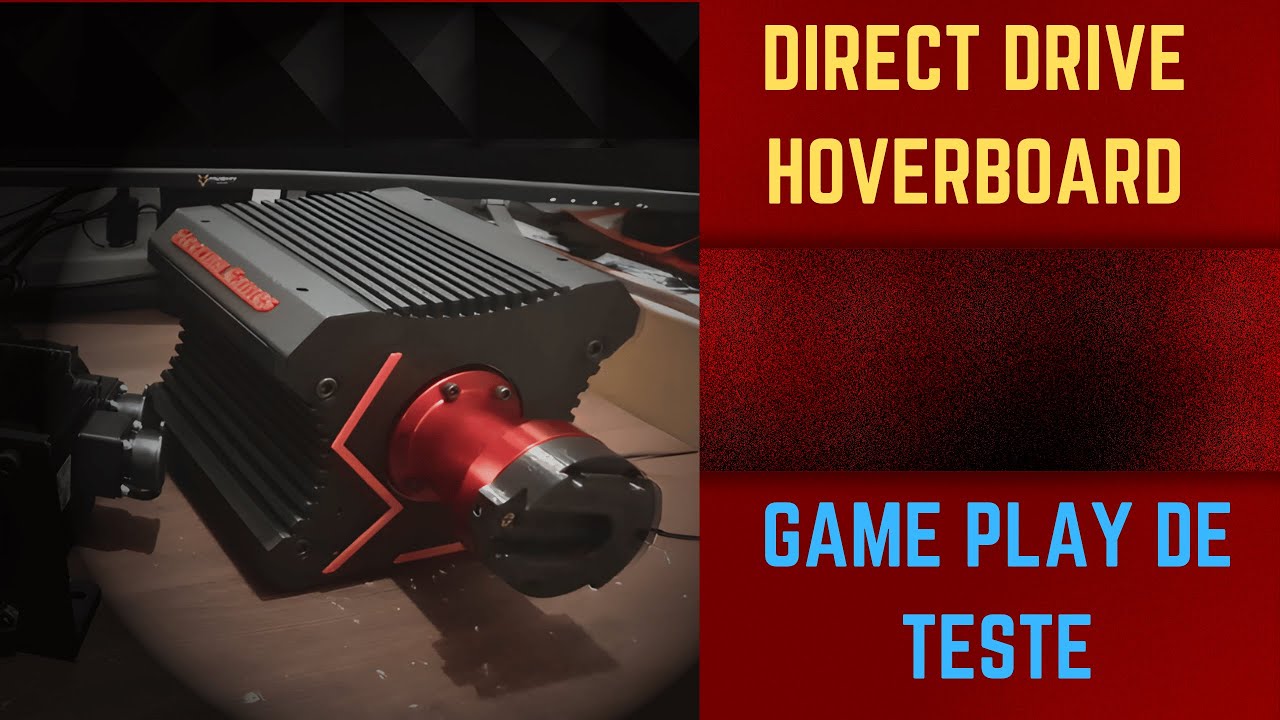 GamePlay de teste Volante DD de hoverboard de 10NM