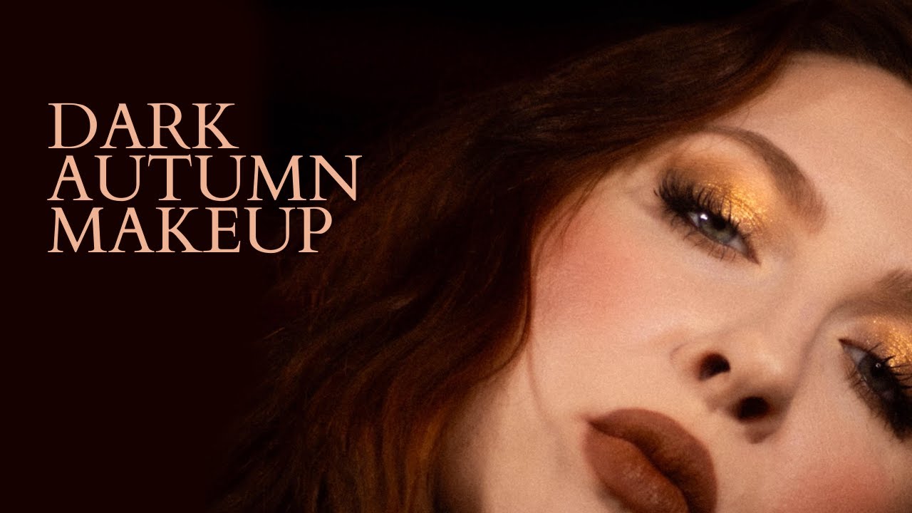 DARK AUTUMN makeup ft copper eyeshadow