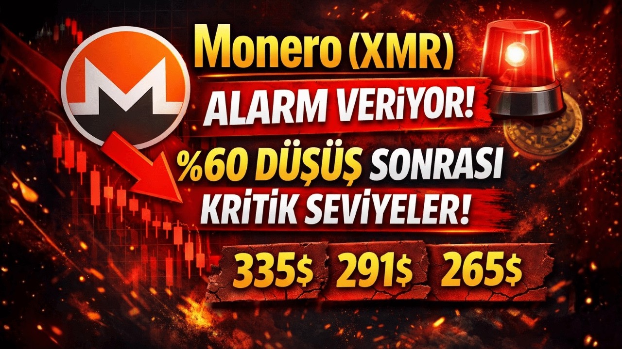 Monero (XMR) Alarm Veriyor! %60 Düşüş Sonrası Kritik Seviyeler | Monero Son Dakika