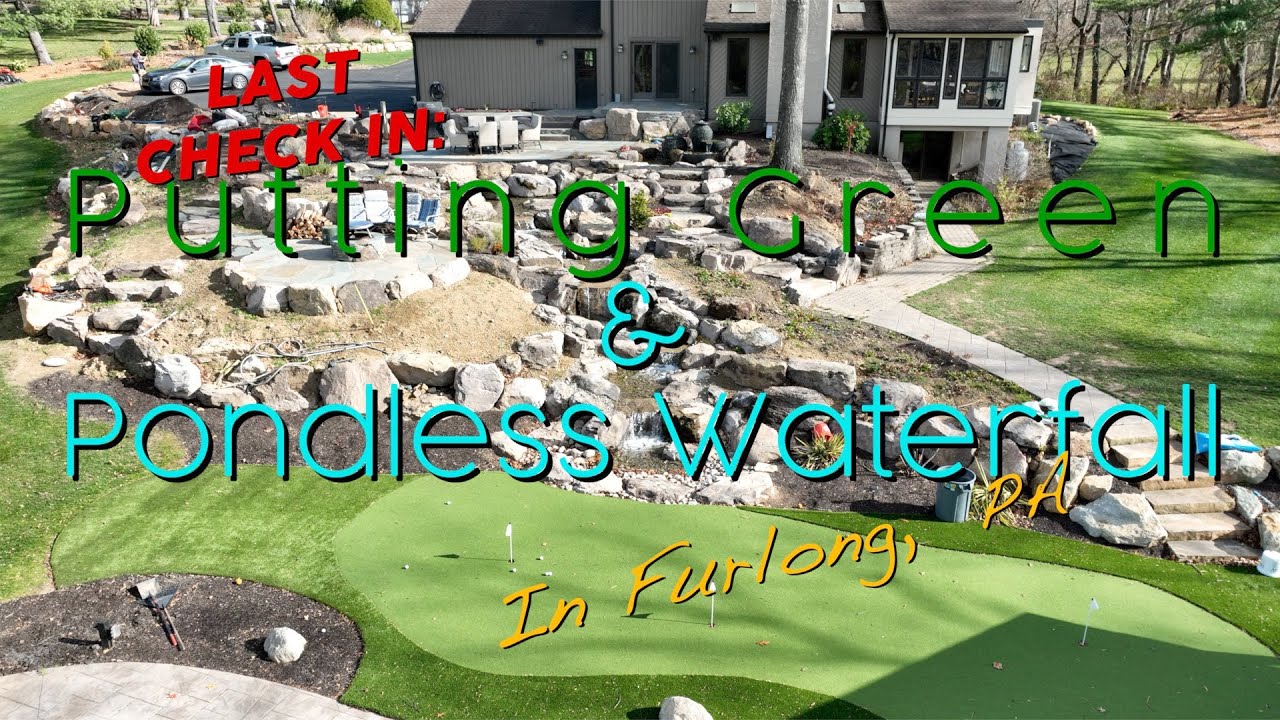 Checking in on the Putting Green in Furlong, PA