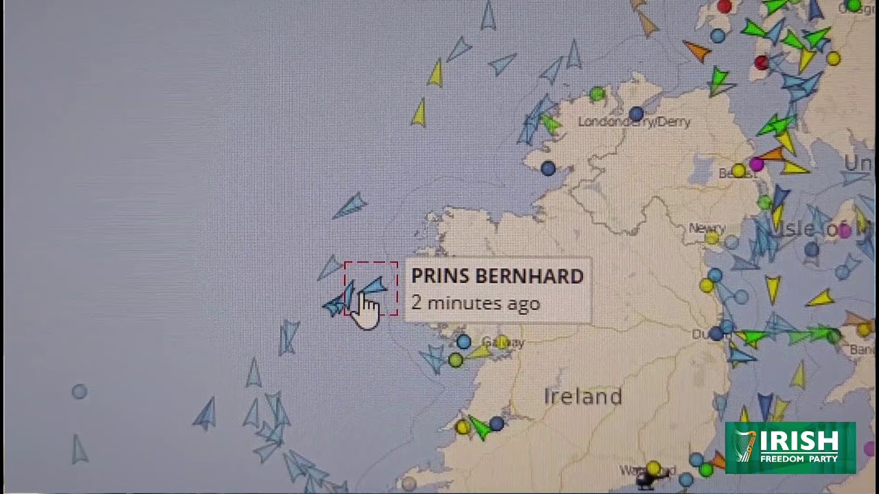 EU boats plundering Irish fishing waters as we sleep.