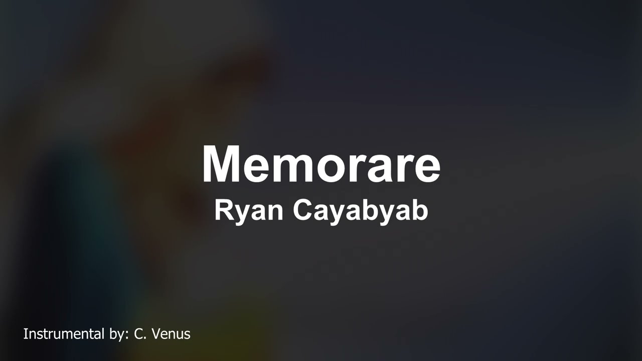 Memorare (Ryan Cayabyab) Instrumental