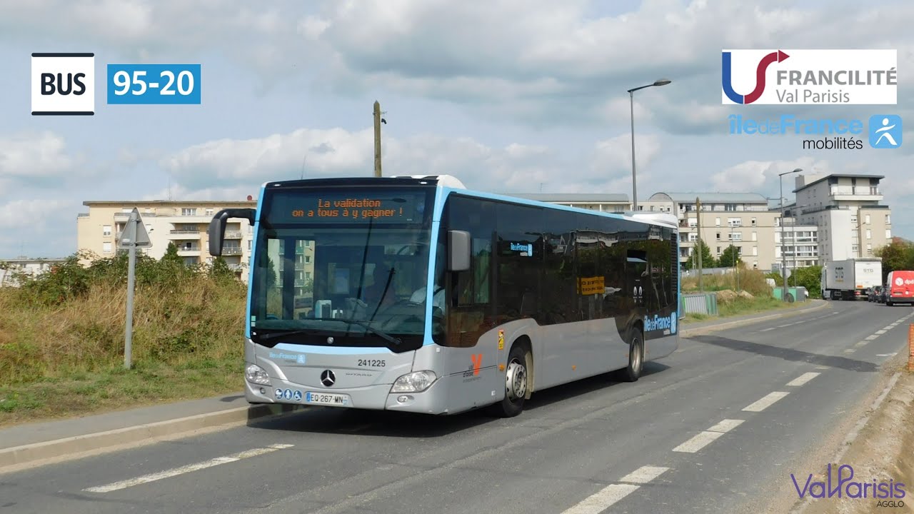 [Ligne 95-20 Francilité Val Parisis] Mercedes Citaro C2 IDFM n°241262 Euro 6 ZF
