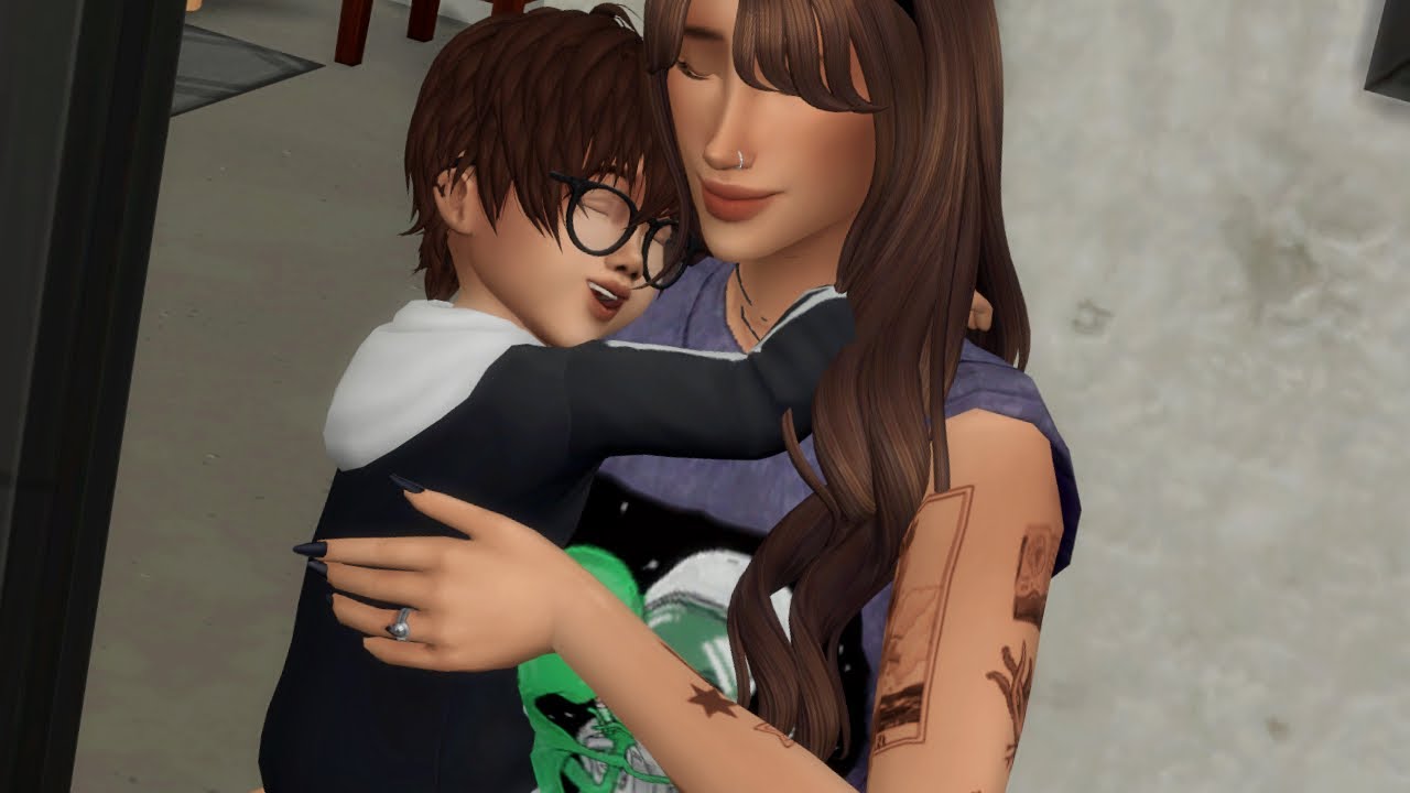 Meet the Grimms! 💀 | Sims 4 Current Household 👨‍👩‍👧‍👦 | April Household