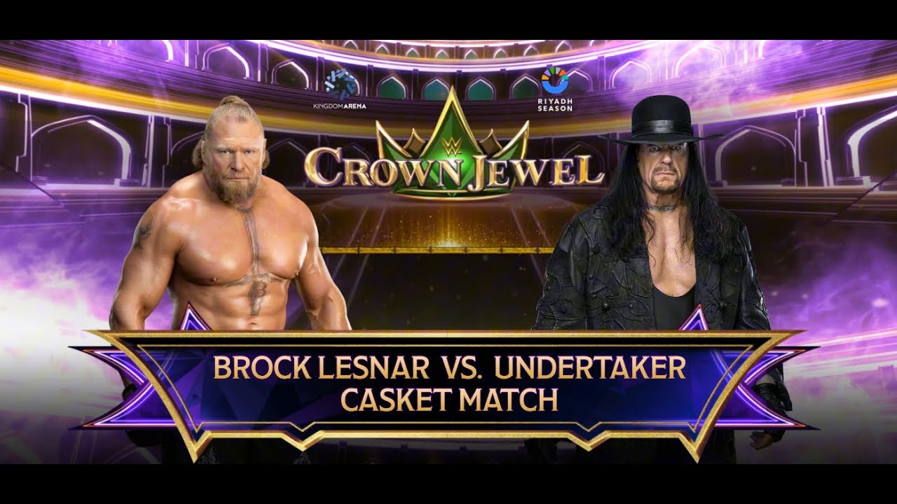 WWE 2K25 - Brock Lenar vs The Undertaker Casket Match (2KHDR)