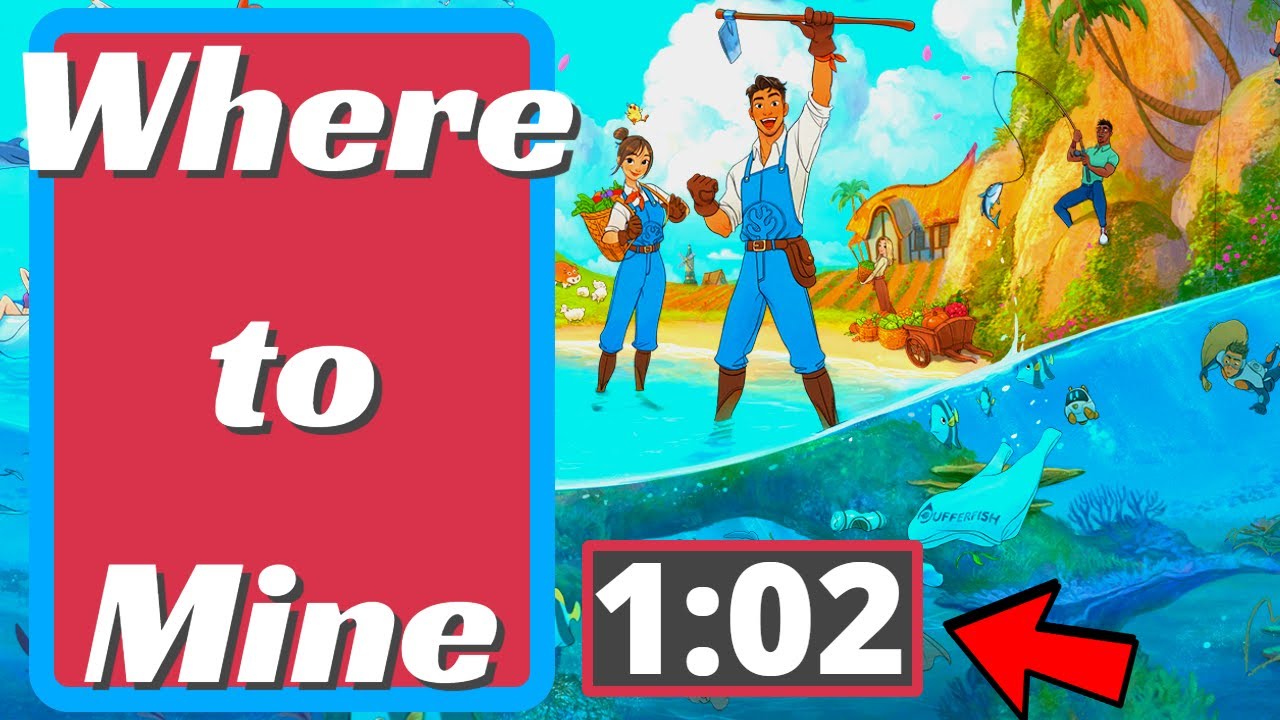Where to Mine in Coral Island
