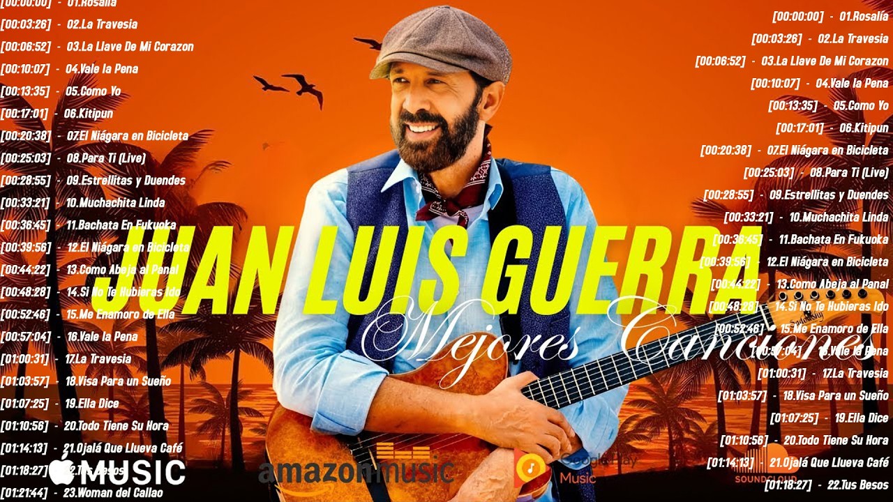 Juan Luis Guerra Éxitos, Éxitos, Éxitos 2026 💛 Sus Mejores Canciones Mix Nuevo 🔥🎺