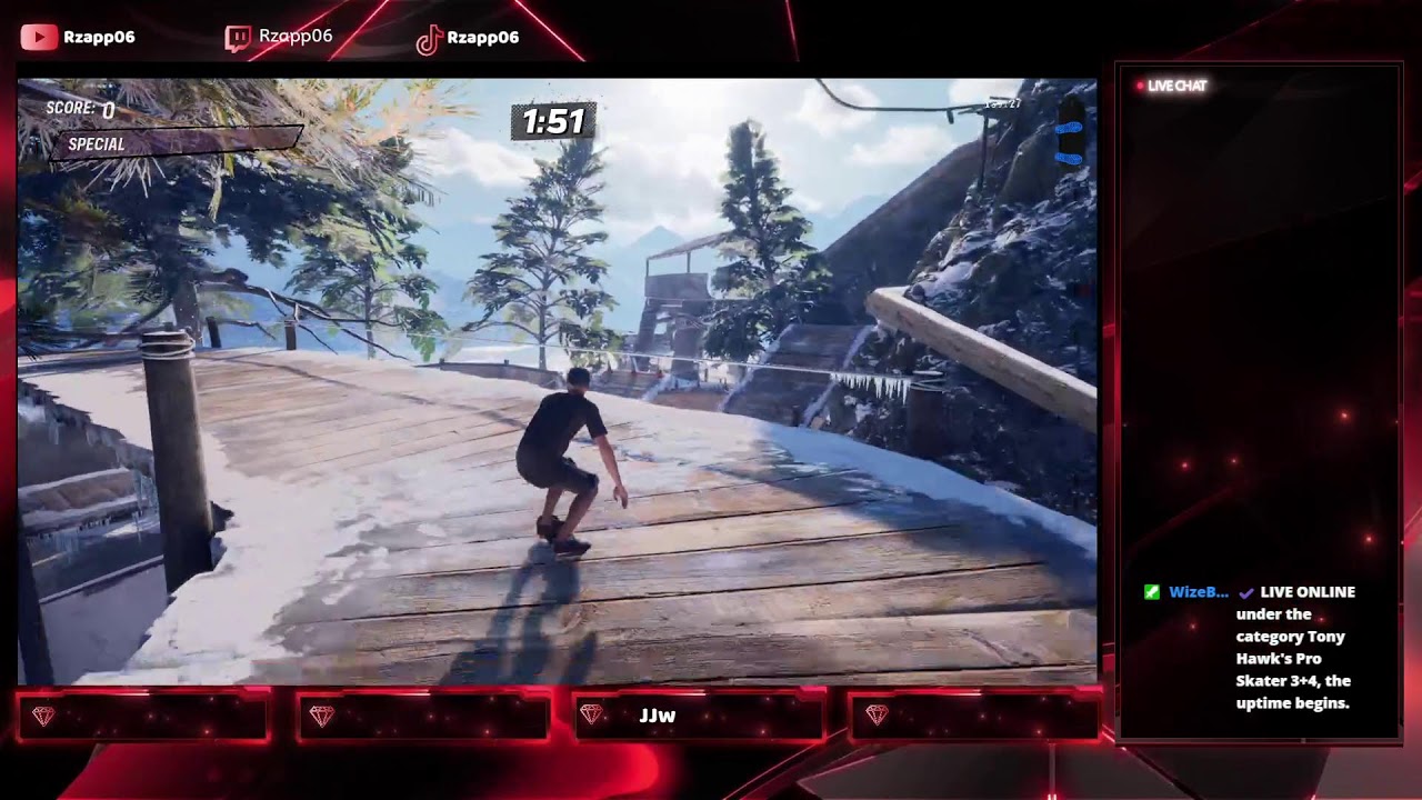 Short Pro Skater 3+4 Stream
