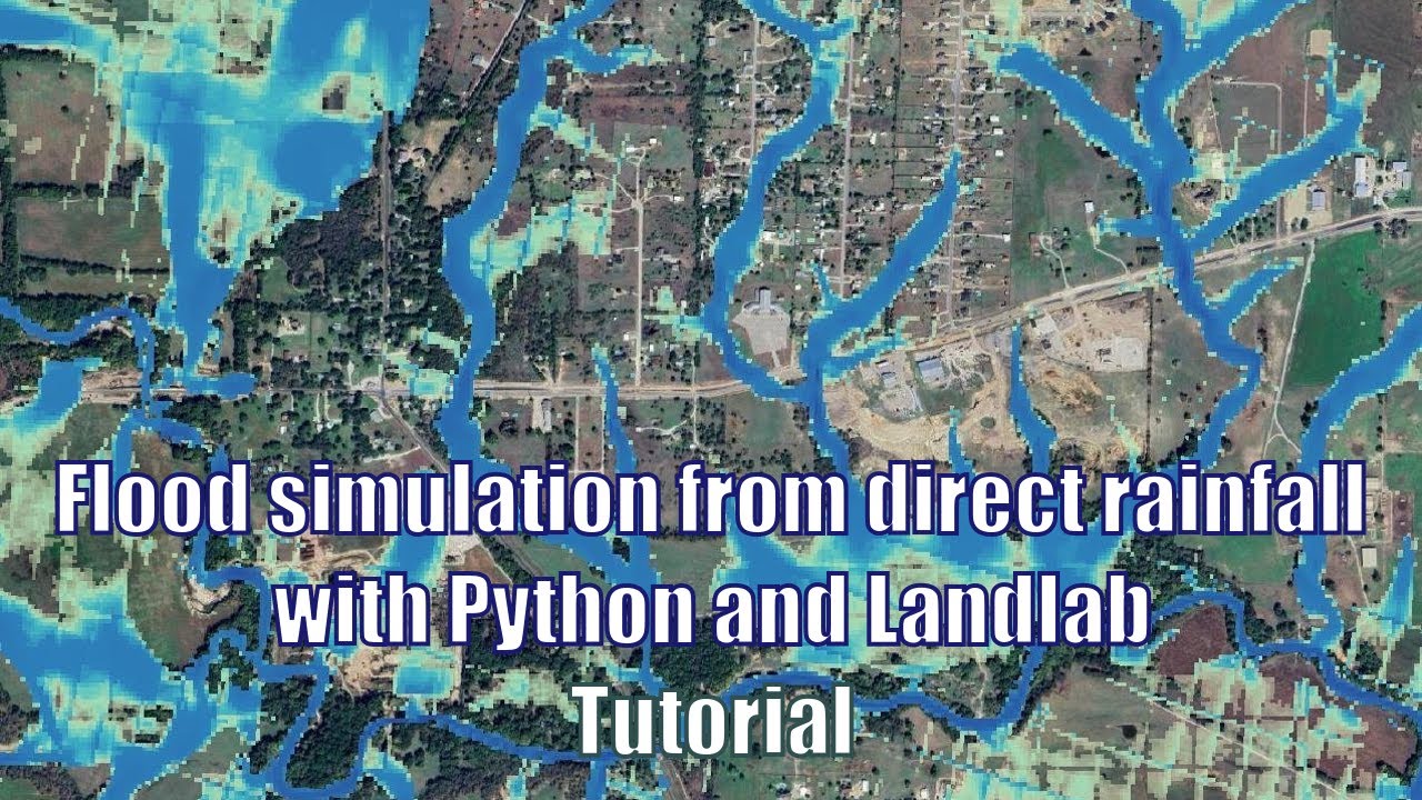 Моделирование наводнений от прямых осадков с помощью Python и Landlab — Учебное пособие