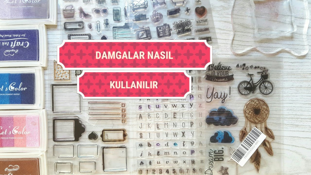 damga nedir ? Silikon damgalar nasıl kullanılır ? nasıl temizlenir ? mürekkepler , akrilik bloklar