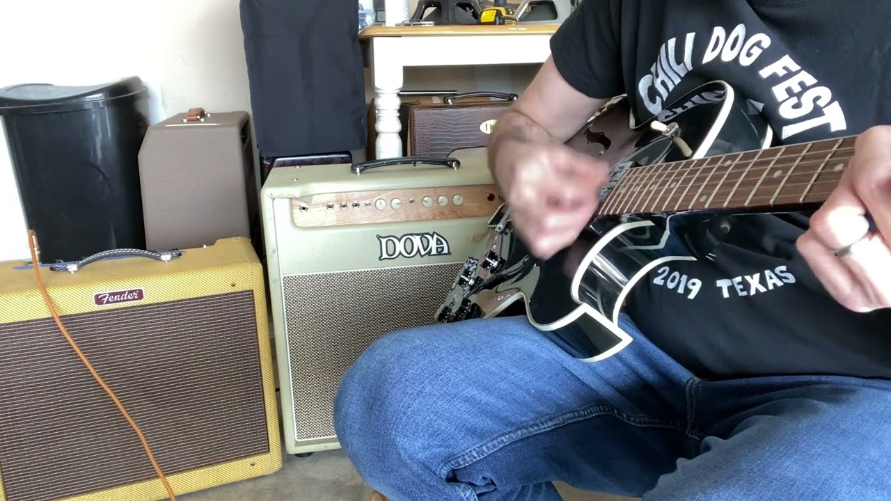 Jeremy Slemenda plays Fralin Noiseless P90s ALNICO w/ Gibson ES135 w/ Blues Jr and Dova Tweed Pro