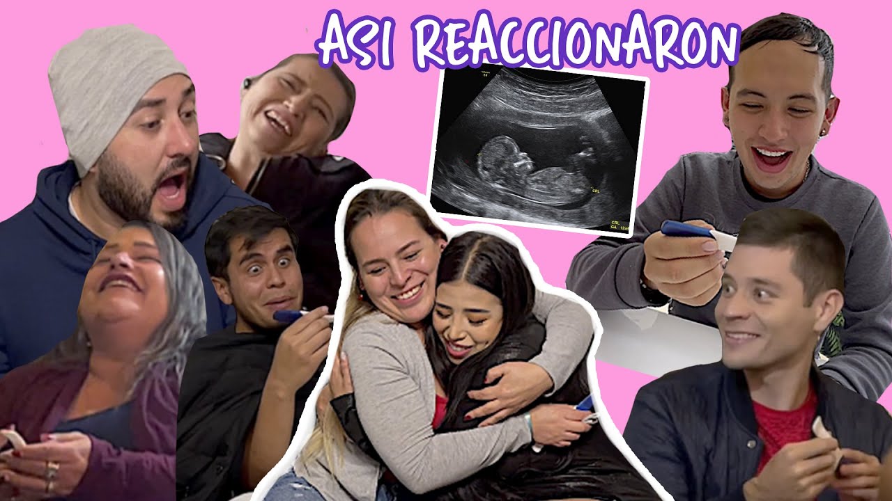 MI FAMILIA Y AMIGOS REACCIONAN A MI EMBARAZO ❤️ | LINA MENESSES