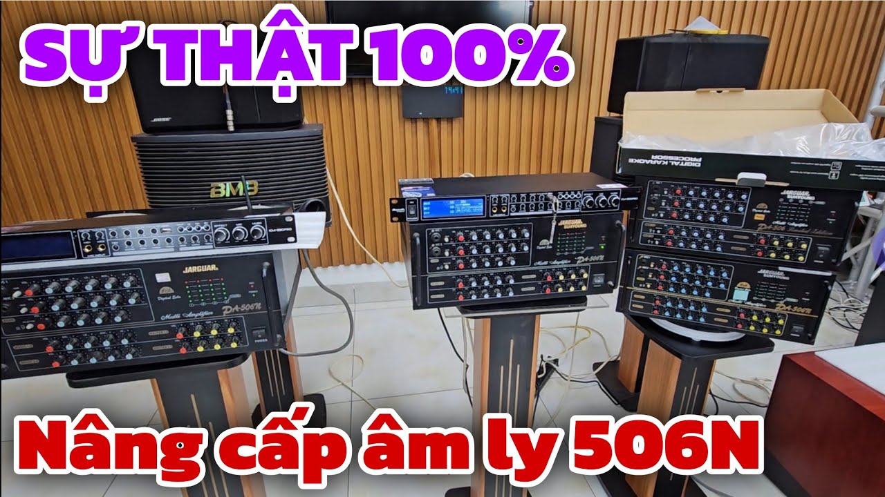 *# Sự thật 100%. Lắp thêm vang vào âm ly và biến âm ly thành cục đẩy thì âm thanh hay hơn rất nhiều.