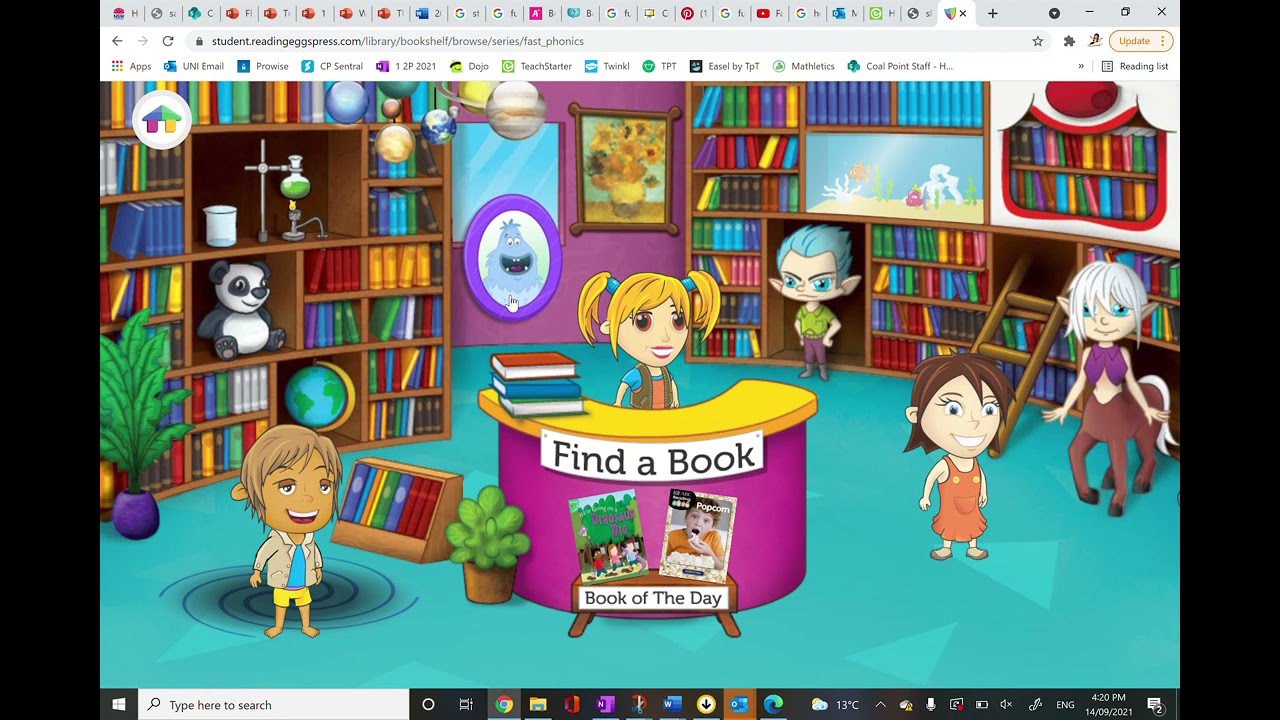Reading Eggs Levelled Library Guide