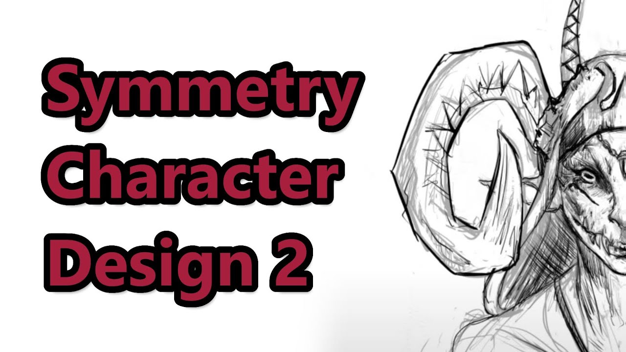 Symmetriesches Character-Design in Krita 2 | deutsch