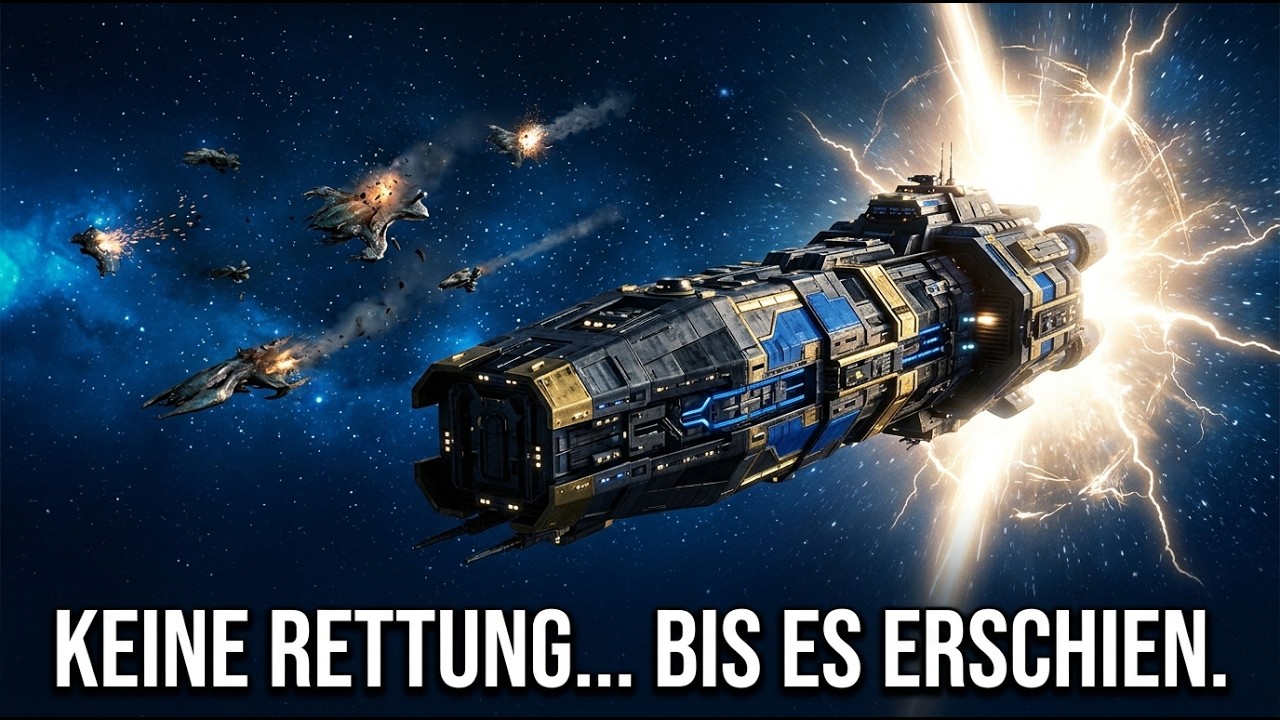 Es gab keine Hoffnung – bis plötzlich ein menschliches Kriegsschiff erschien.
