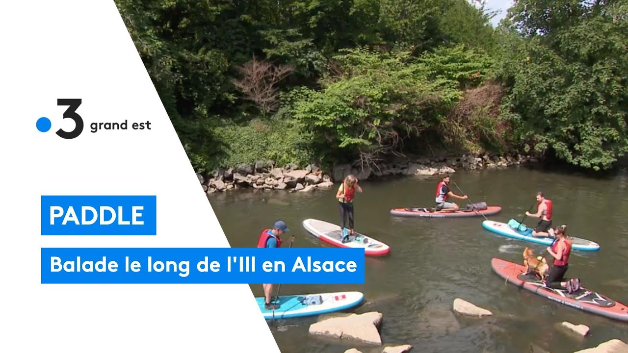 Alsace : balade en paddle le long de l'Ill