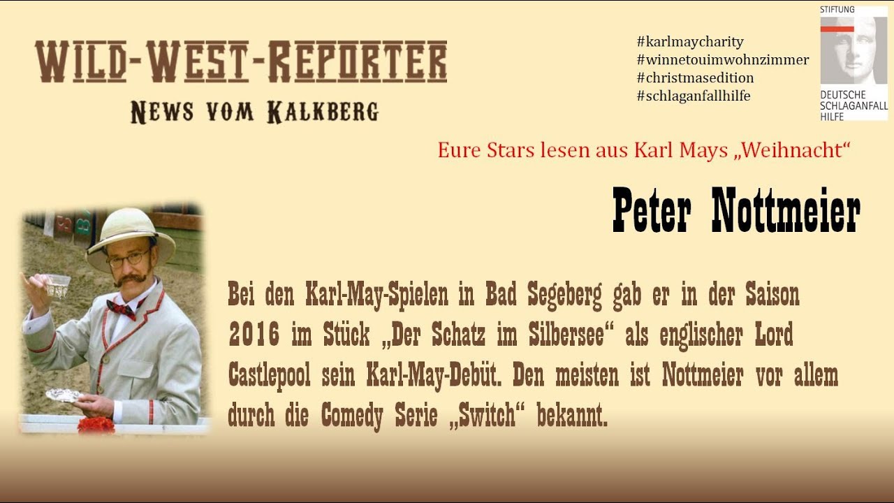 Weihnacht von Karl May - Kapitel 03 - Peter Nottmeier #winnetouimwohnzimmer #charity