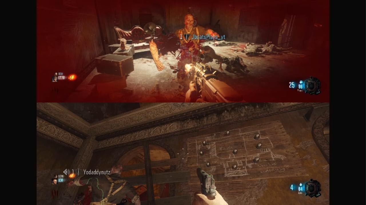 Call of Duty: Black Ops Zombies With My Uncle!!