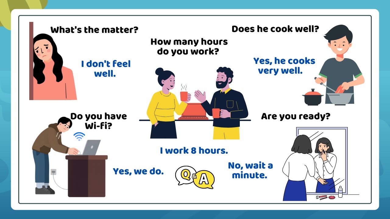 Daily Use English Sentences: Questions and Answers (Real Life)