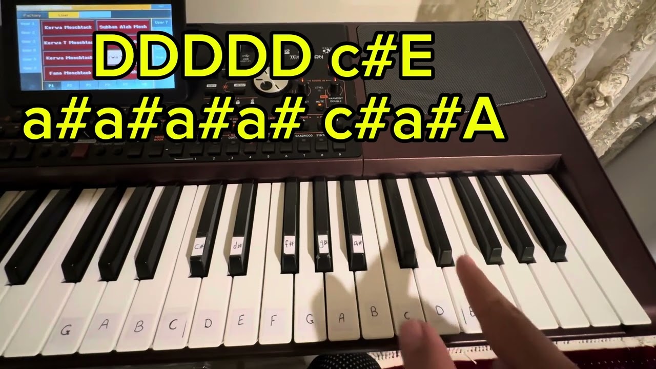 Saqeya mara darya ahmad zahir piano tutorial آموزش آهنگ ساقیا مرا دریا احمد ظاهر
