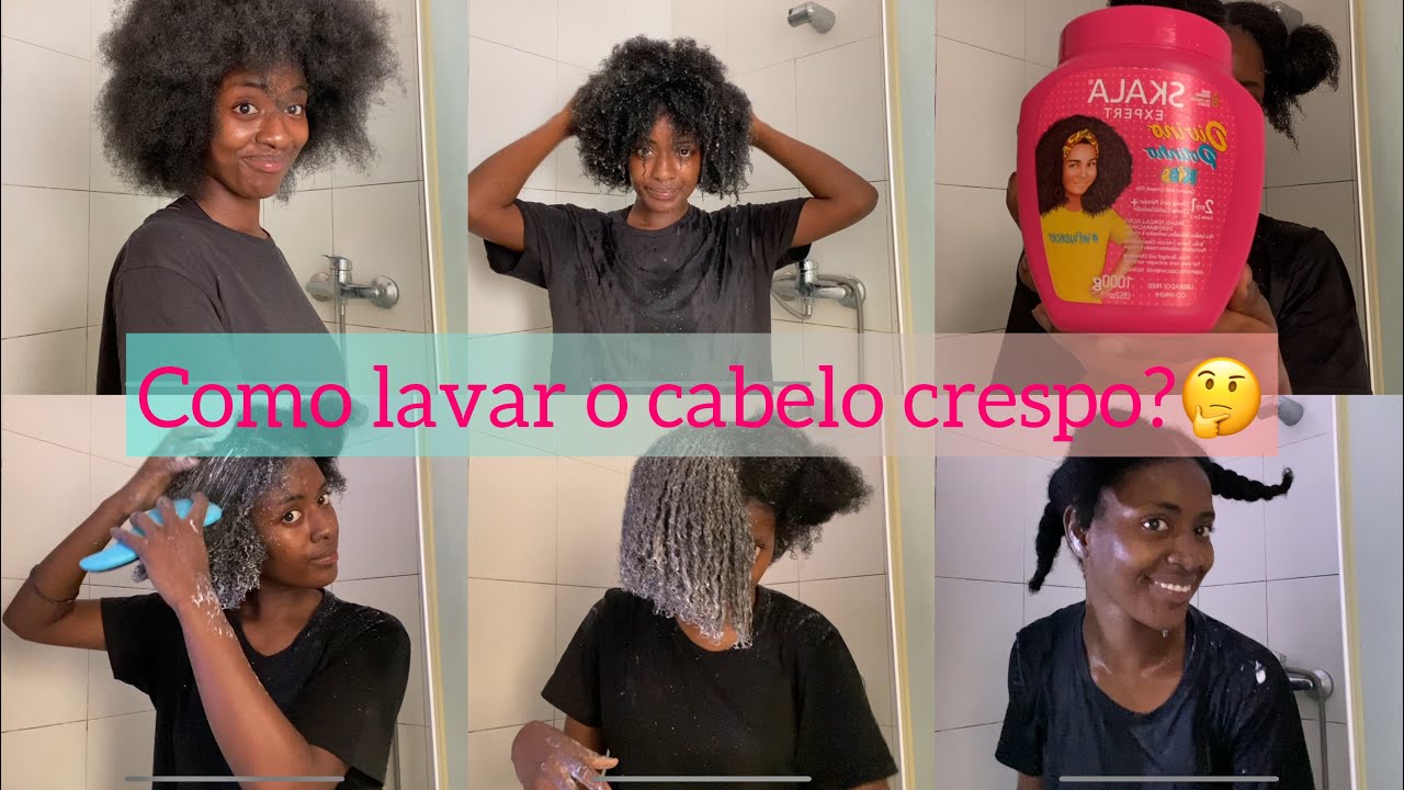 Como lavar o cabelo crespo corretamente?