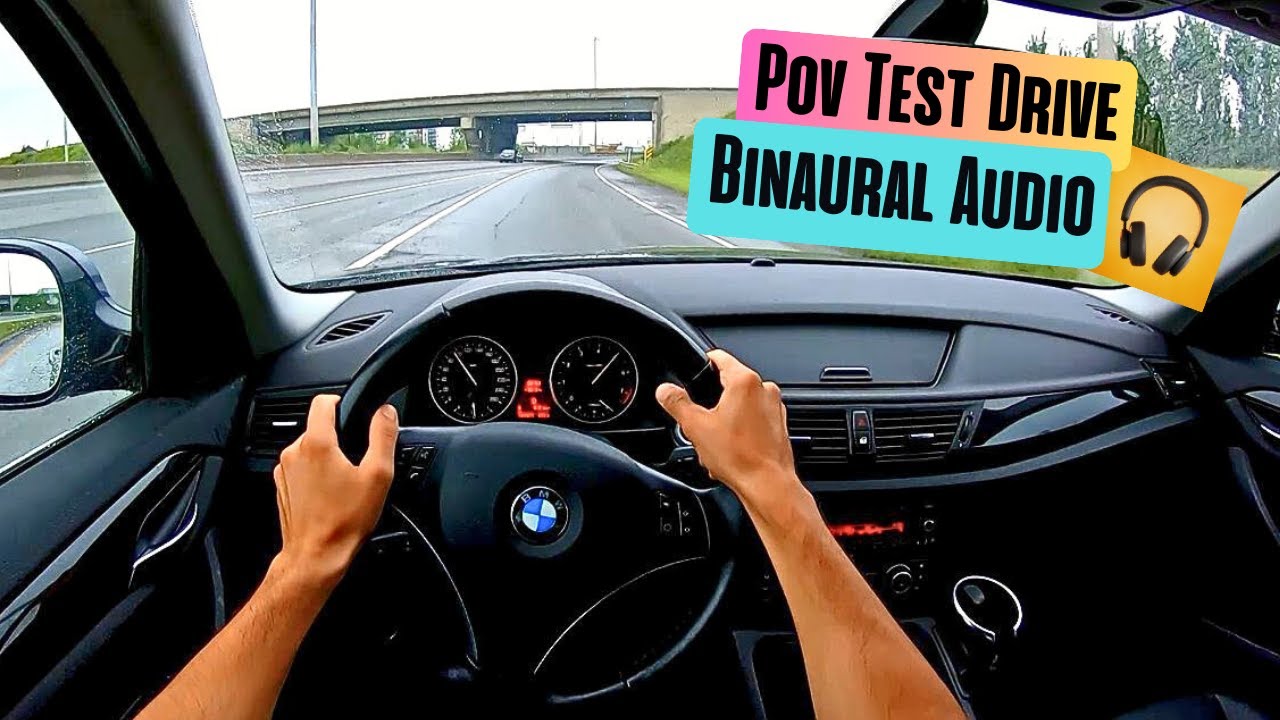 2014 BMW X1 POV Drive (Binaural 3D Audio) ASMR