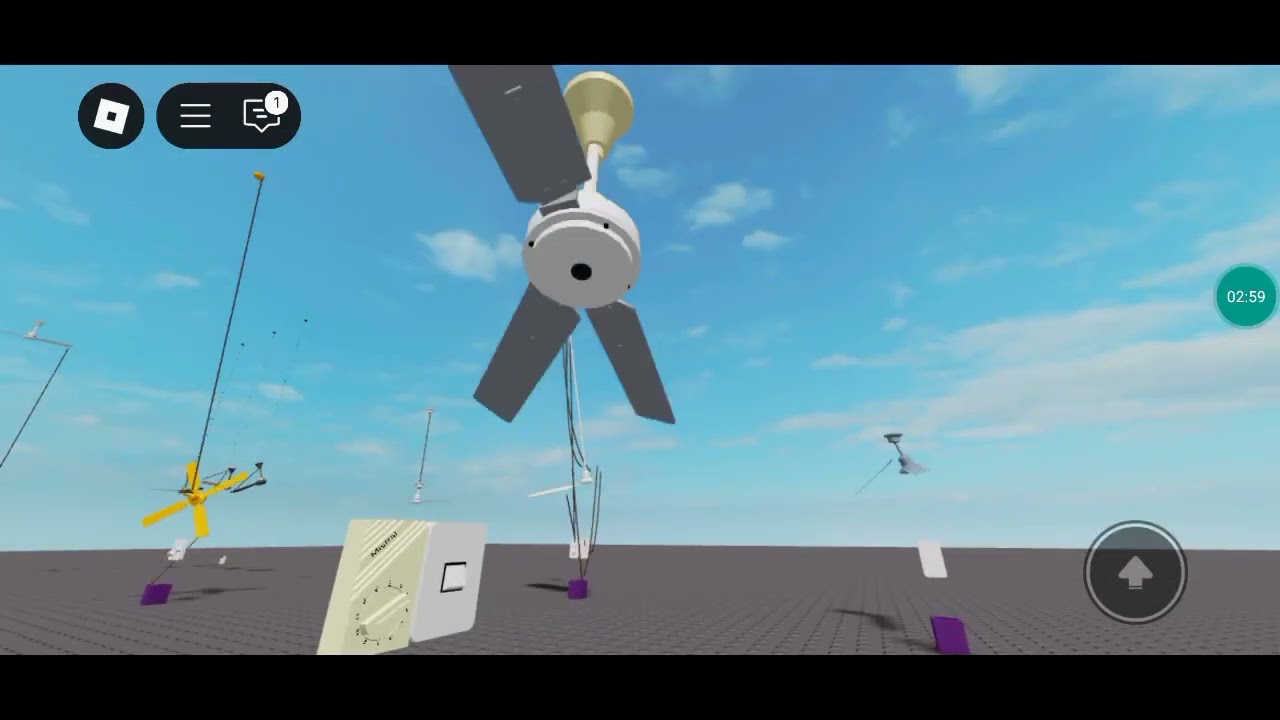 Funniest wobbly ceiling fan