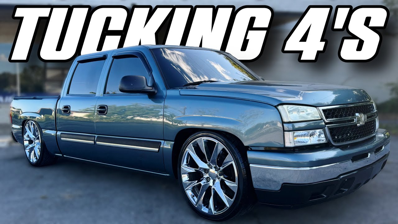 SILVERADO GETS 3/8 DROP AND 24&rsquo;s!