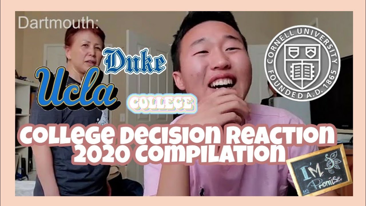 College Decision Reaction Compilation 2020 (Ivy day, UCLA, Harvard, Upenn and etc..