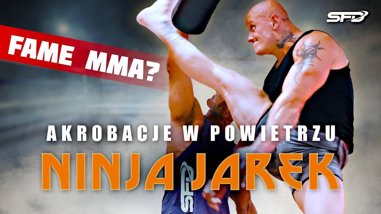 NINJA JAREK na FAME MMA? - Trening KOPNIĘĆ ze Słodkiewiczem 😎