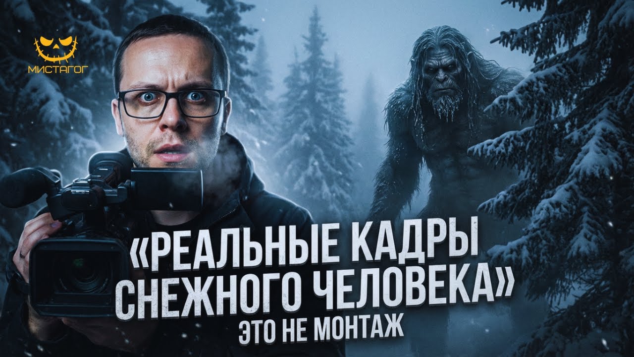 Невероятные кадры БИГФУТА в лесу, это реально?
